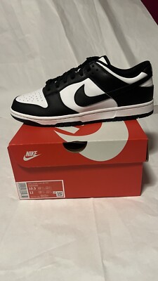 Size 10.5 - Nike Dunk Low Black White 'Panda' (BRAND NEW DEADSTOCK)