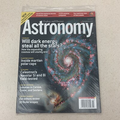 NEW Vintage Astronomy Magazine March 2003 FACTORY SEALED 