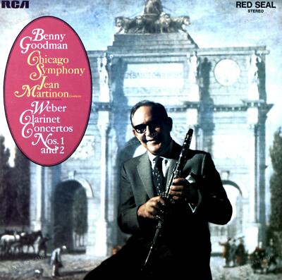 Goodman, Weber - Clarinet Concertos Nos. 1 And 2 LP 1980 (VG+/VG+) '