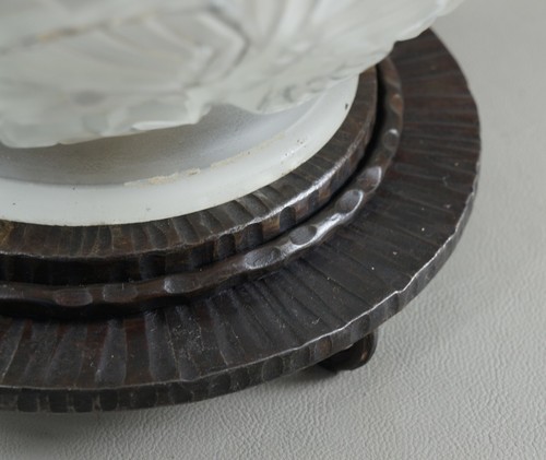 HANOTS : French 1930 art deco lamp ................ daum muller degué era France - Picture 8 of 10