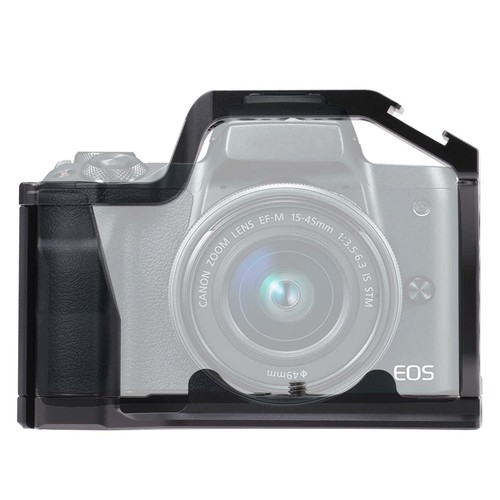Upgraded Aluminum Camera Cage for Canon EOS M50 Mark II/M5 for Arca Swiss Tripod - Picture 2 of 12