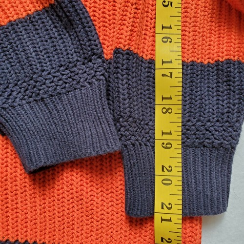 GAP kids Rugby Crew Sweater School Navy Red (Orange) 100% Cotton L (10) - Picture 6 of 9