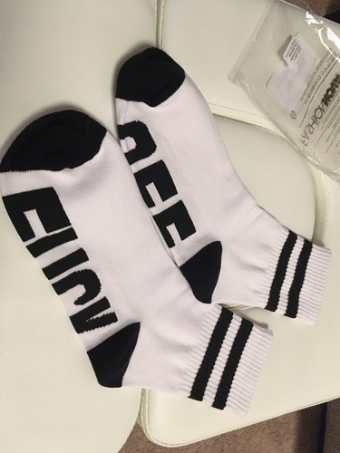Fashion Nova F*ck Off crew Socks New - Picture 4 of 4