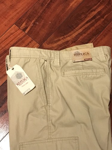 Replica Industry Khaki Pants Size 38x32 (tags say 29” Inseam actual 32” Inseam - Picture 4 of 7
