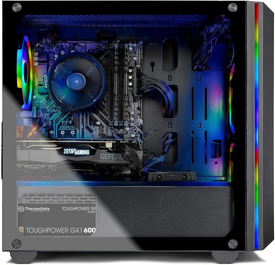 NEW SkyTech ST-CHRONOSM-0173-AM Desktop PC 16GB RAM 500GB SSD GTX 1660 Super - Image 2 of 4