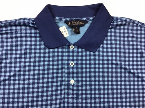 Brooks Brothers Blue Polo Plaid Shirt Mens Extra-Large XL - Picture 2 of 4
