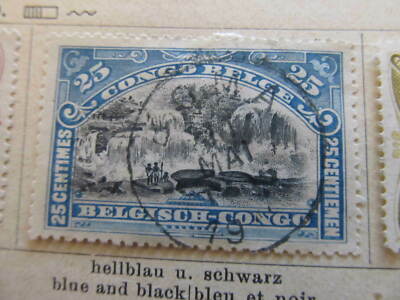 Congostaat Congo Indépendant Belgian Congo 1910-15 25c fine used A11P32F14
