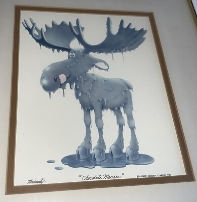 Stewart Moskowitz “Chocolate Mousse” Picture W/Gold Tone