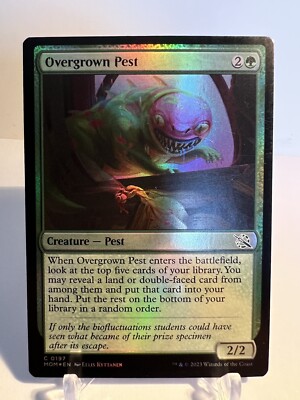 MTG Magic the Gathering Overgrown Pest (197/548) March of
