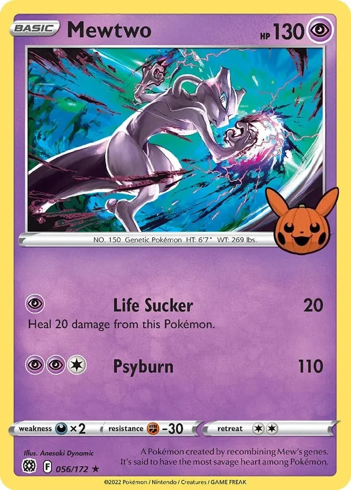 Mewtwo 056/172 Trick or Trade Booster Bundle