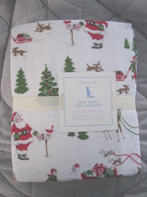 santa crib sheet