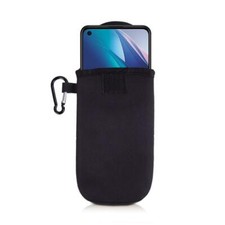 GENUINE INVENTCASE BLACK NEOPRENE POUCH CASE BAG FOR OPPO FIND X3 LITE 5G