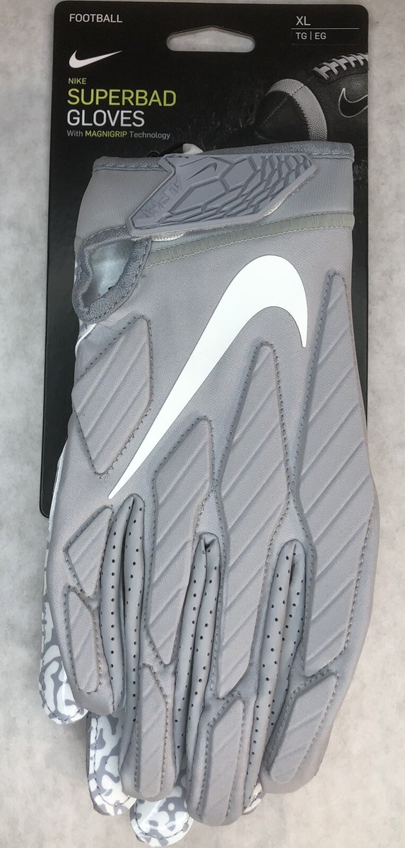 Nike Vapor Nike Superbad Gray Football Gloves Nike Superbad