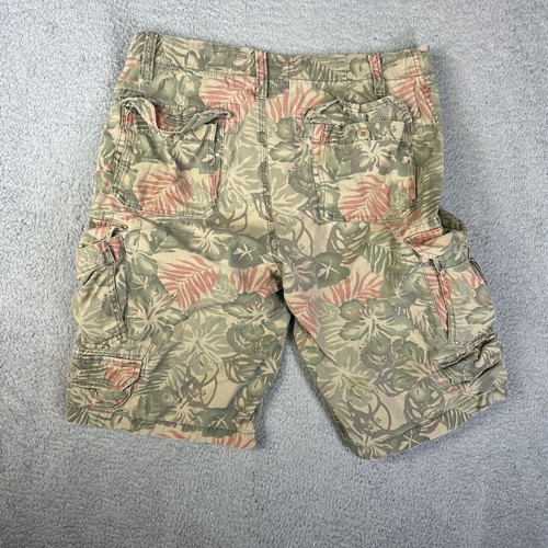 Urban Pipeline Cargo Shorts Mens 32 Hawaiian Camo Beach Tropical Y2K Baggy - Imagen 2 de 7