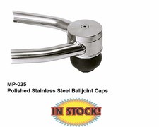 Heidts Mp-035 - Ball Joint Caps For Superide Ii - Polished Stainless Heidts Mp-035 - Ball Joint Caps For Superide Ii - Polished Stainless