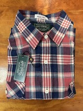 Ralph Lauren POLO COUNTRY Shirt Indian Madras Plaid Short Sleeve Button Up Sz XL