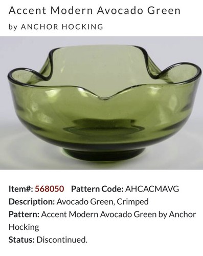 De Colección Anchor Hocking Accent Moderno Centro de mesa Verde Cuenco y Candelabro Par RARO - Imagen 14 de 14