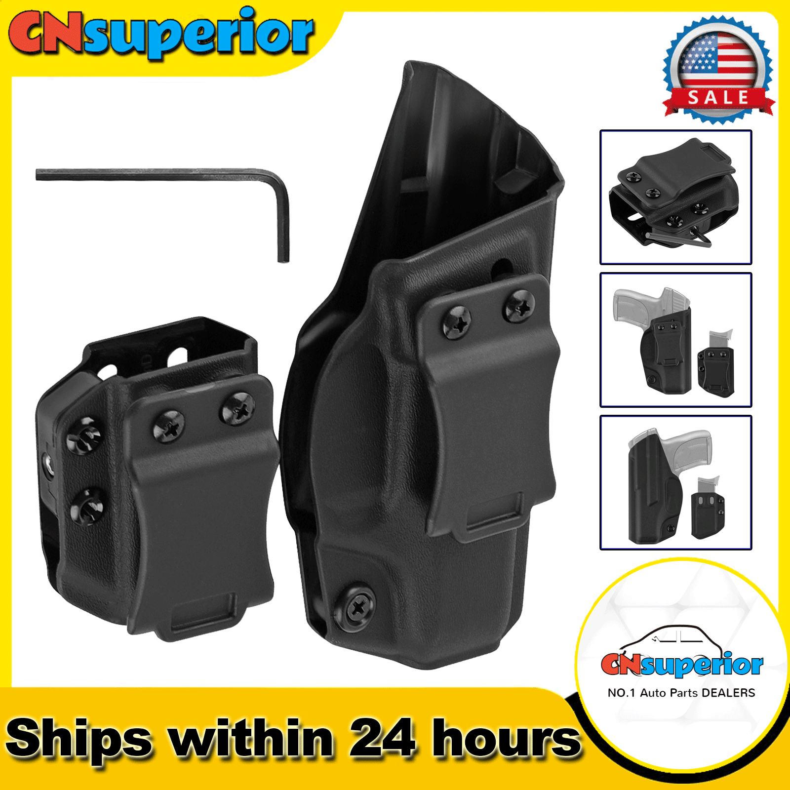 Ruger LC9 IWB Holster & 9mm 357 Sig 40 Mag Carrier