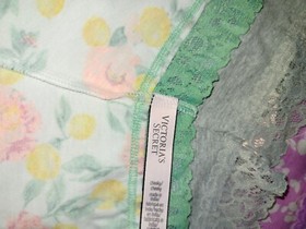 Victoria Secret 5 pack No Show Lace Panty Lot Sexy S M L XL XXL cheeky floral