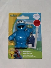 SESAME STREET COOKIE MONSTER 2.5" MINI FIGURE WITH BONUS CARD | FREE SHIP