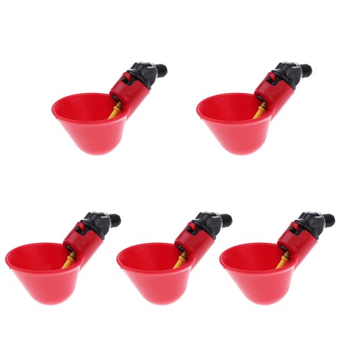 5 Stücke Automatische Geflügel Vogel Huhn Wassertrinker Tasse Kunststoff - Picture 5 of 12