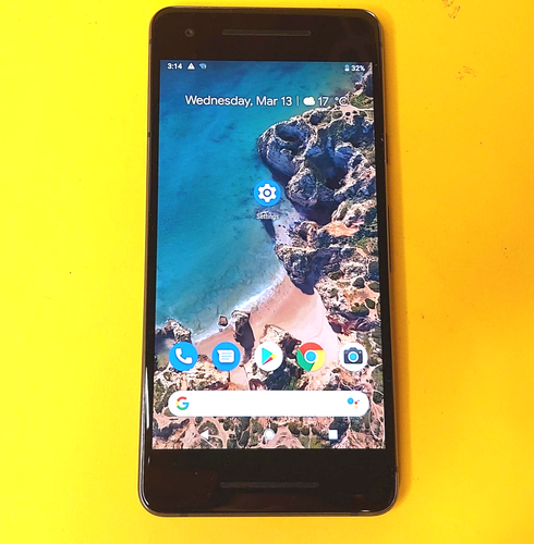 🔥NEEDS NEW BATTERY🔥 GOOGLE PIXEL 2 64GB ANDROID 9 BLACK 4G UNLOCKED CELL PHONE - 第 5/8 張圖片