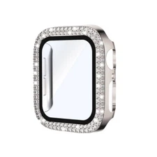 High-Quality Double Row Diamond Watch Protective Case for Apple Watch S10 42mm