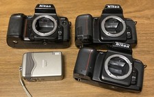 Lot of 4 Nikon Cameras PARTS ONLY