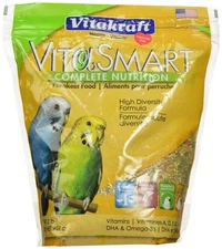 Vitakraft Vita Smart Parakeet Food - Vitamin-Fortified 2 lb