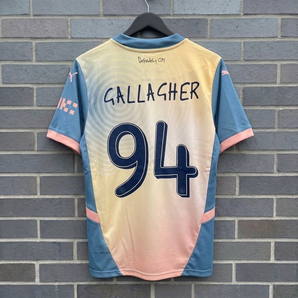 Noel Gallagher 94 Oasis x Manchester City - Puma 4th Shirt