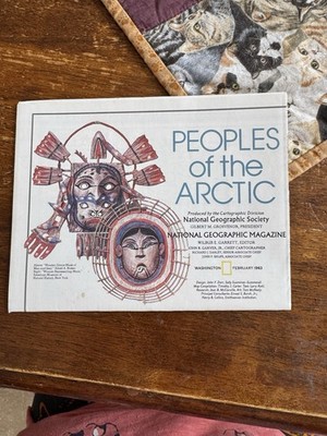 6 National Geographic Maps - West Indies Mexico Central America Arctic 1970 1986