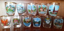 Schnapsgläser -  Andenkenglas Souvenir - verschiedene zur Auswahl