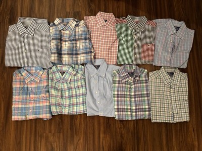 LOT OF 10 VINEYARD VINES WHALE TUCKER BUTTON SHIRT Size XS Used FAST SHIP