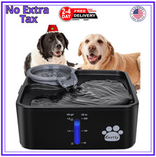 2 Gallon Dog Water Fountain Ultra Large/Wide Pet Fountain Bpa-Free Premium Dog W