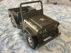 Vintage Pressed Steel TONKA Army Jeep GR 2-2431 Very Clean