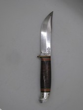 Vtg 1950's Western BSA Boy Scouts of America Fixed Blade Hunting Knife Boulder