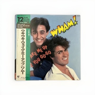 Wham! Wake Me Up Before You Go-Go 12'' 1984 Japan Press with OBI NM/EX Vinyl