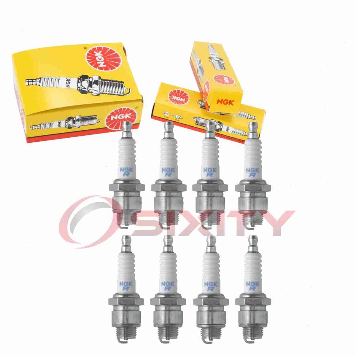 8 pcs NGK Standard Spark Plugs for 1962 Chevrolet P10 Series 4.6L V8 - em
