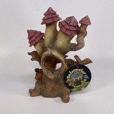 Underwater Treasures Aquarium Tree House Ornament Fish Tank Cave Decor New Resin