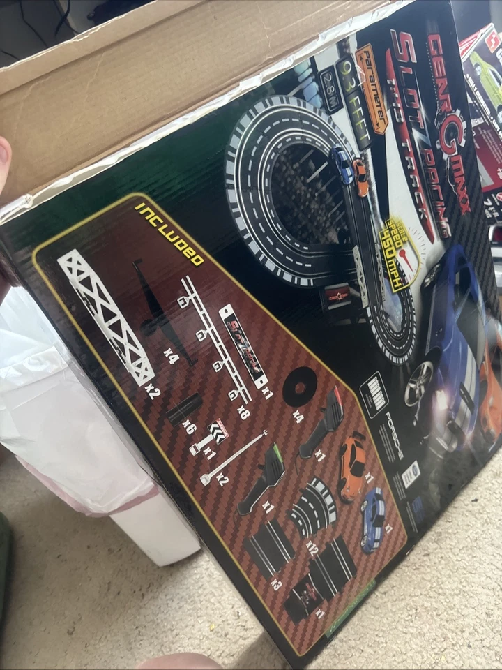 Gear G Maxx Slot Racing 1:43 Track Scale Speed 450 Mph Turbo Booster Foto 2 de 4