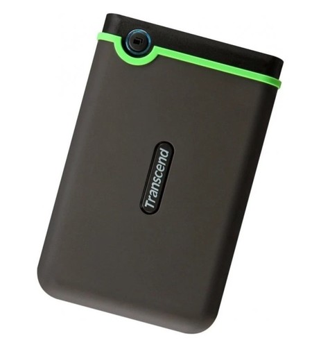 Transcend 1TB StoreJet 25M3 USB 3.1 Portable Hard Drive, Anti-Shock Protection - 第 1/3 張圖片