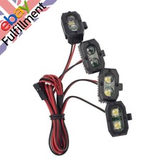 5-8V LED White Light For Axial Traxxas TRX4 TRX6 SCX10 II 1/10 1/8 RC Car