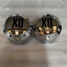 Kmc Xd 779 786 795 Badlands Series Chrome Center Cap 464k106 S504-35 Set Of 2