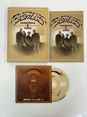 EAGLES FAREWELL I TOUR LIVE FROM MELBOURNE 2 DISC DVD SET + BONUS CD