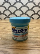 Vintage Ben Gay Warming Ice Vanish Scent 6oz Pain Reliever Gel Exp 4/90 70% Full