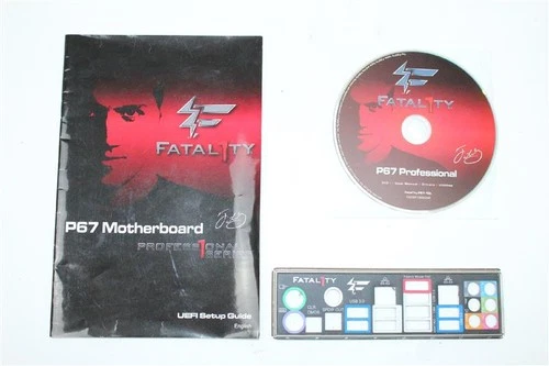 ASRock Fatal1ty P67 Professional Handbuch - Blende - Treiber CD   #117139