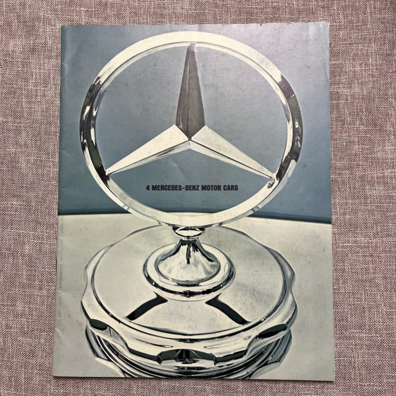 1966 Mercedes Brochure 200 200D Diesel W110 230 230S S Sedan W111 Sales Catalog