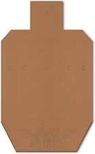 Official USPSA/IPSC Cardboard Targets, Competition Torso Target, Silhouette Sho