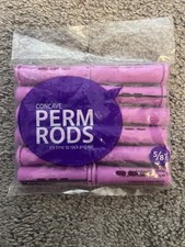 Brand New MARIANNA CONCAVE Perm Rods Short Jumbo Orchid 5/8" 12 Per Pack
