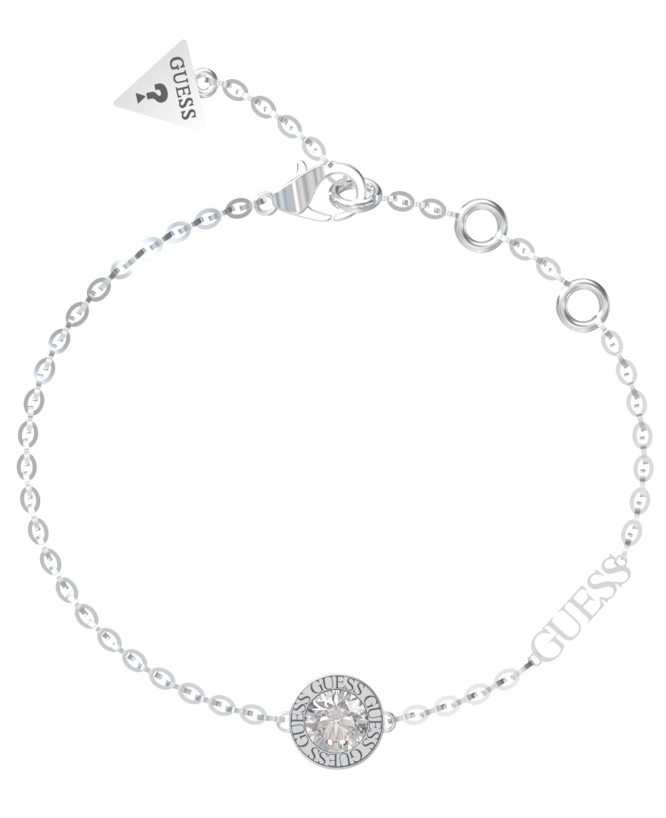 GUESS bracelet Color My Day Clear Charm Bracelet S Silver